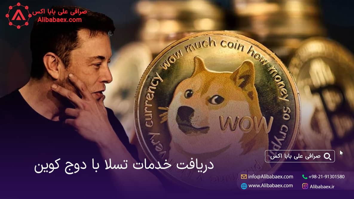 خدمات تسلا با دوج کوین