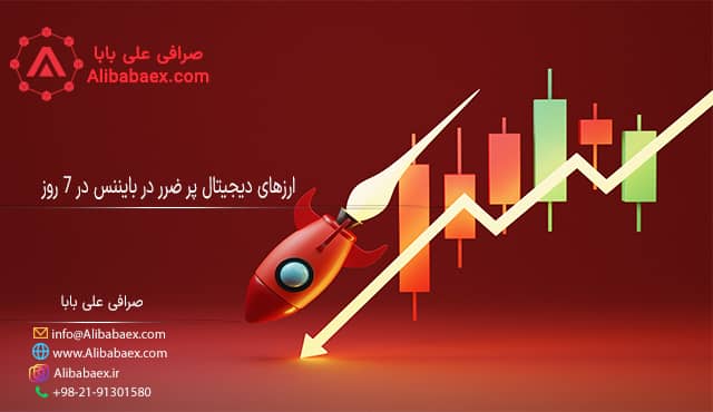 ارزهای دیجیتال پر ضرر در بایننس در 7 روز علی بابا 