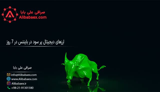 ارزهای دیجیتال پرسود در بایننس در 7 روز علی بابا 